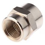 Legris LF3000 Series Straight Threaded Adaptor, G 3/8 Female to G 1/2 Female, Threaded Connection Style