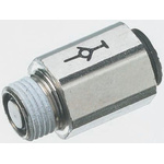 Legris LF3000 Series Straight Threaded Adaptor, R 1/4 Male to Push In 8 mm, Threaded-to-Tube Connection Style