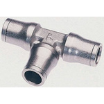 Legris LF3600 Series Tee Tube-to-Tube Adaptor Push In 4 mm, Push In 4 mm to Push In 4 mm, Tube-to-Tube Connection Style