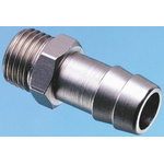 Legris LF3000 Series Straight Threaded Adaptor, G 3/8 Male to Push In 7 mm, Threaded-to-Tube Connection Style
