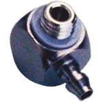 SMC M Series Elbow Threaded Adaptor, M5 Male to Barbed 6 mm, Threaded-to-Tube Connection Style