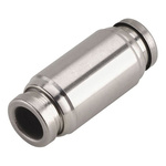 SMC KQ2 Series Straight Tube-to-Tube Adaptor, Push In 4 mm to Push In 4 mm, Tube-to-Tube Connection Style