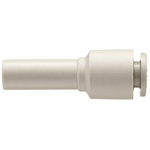 SMC KQ2 Series Straight Tube-to-Tube Adaptor, Push In 2 mm to Push In 4 mm, Tube-to-Tube Connection Style