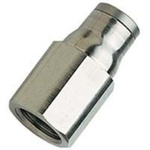 Legris LF3600 Series Straight Threaded Adaptor, G 1/4 Female to Push In 8 mm, Threaded-to-Tube Connection Style