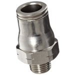 Legris LF3600 Series Straight Threaded Adaptor, R 1/2 Male to Push In 10 mm, Threaded-to-Tube Connection Style
