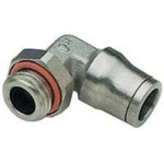 Legris LF3600 Series Elbow Threaded Adaptor, G 1/4 Male to Push In 4 mm, Threaded-to-Tube Connection Style