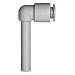SMC KQ2 Series Elbow Tube-toTube Adaptor, Push In 6 mm to Push In 6 mm, Tube-to-Tube Connection Style