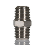 SMC Straight Threaded Adaptor, G 1/8 Female to G 1/8 Female, Threaded Connection Style