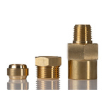 Norgren ENOTS Series Straight Threaded Adaptor, R 1/8 Male to Push In 5/16 in, Threaded-to-Tube Connection Style