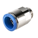 Festo QS Series Straight Threaded Adaptor, G 3/8 Male to Push In 16 mm, Threaded-to-Tube Connection Style, 186347