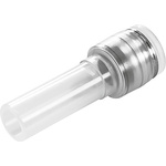 Festo NPQP Series Straight Tube-to-Tube Adaptor, Push In 4 mm to Push In 8 mm, Tube-to-Tube Connection Style, 133134