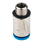 Festo QS Series Straight Threaded Adaptor, M7 Male to Push In 6 mm, Threaded-to-Tube Connection Style, 133007