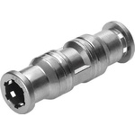 Festo CRQS Series Straight Tube-to-Tube Adaptor, Push In 6 mm to Push In 6 mm, Tube-to-Tube Connection Style, 130646