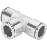 Festo NPQM Series Tee Tube-to-Tube Adaptor, Tube-to-Tube Connection Style, 558788