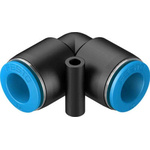 Festo QS Series Elbow Tube-toTube Adaptor, Push In 12 mm to Push In 12 mm, Tube-to-Tube Connection Style, 130744