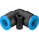 Festo QSML Series Elbow Tube-toTube Adaptor, Push In 6 mm to Push In 6 mm, Tube-to-Tube Connection Style, 130767