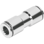 Festo NPQM Series Straight Tube-to-Tube Adaptor, Push In 4 mm, Tube-to-Tube Connection Style, 558760