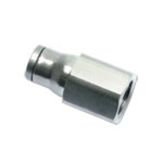 Legris LF3600 Series, G 1/4 Female to Push In 4 mm, Threaded-to-Tube Connection Style