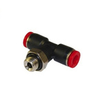 Norgren, Push In 8 mm to Push In 8 mm, Threaded-to-Tube Connection Style