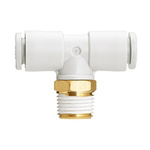 SMC KQ2 Series Straight Fitting, Push In 6 mm, Threaded-to-Tube Connection Style