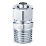 SMC KFG2 Series Straight Threaded Adaptor, Push In 1/4 in to Push In 10 mm