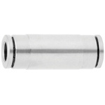 Norgren PNEUFIT 10 Series Straight Tube-to-Tube Adaptor, Push In 12 mm to Push In 12 mm, Tube-to-Tube Connection Style