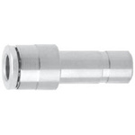 Norgren PNEUFIT 10 Series Straight Fitting, Push In 4 mm to Push In 8 mm, Tube-to-Tube Connection Style