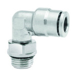 Norgren PNEUFIT 10 Series Straight Threaded Adaptor, M5 Male to Push In 6 mm, Threaded-to-Tube Connection Style