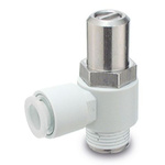 SMC AS20-T Series Threaded Fitting, R 1/8 Inlet Port x 6mm Tube Outlet Port, AS220-01