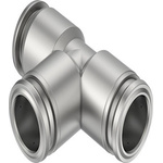 Festo NPQR Series T Fitting, M14 to M14, Tube-to-Tube Connection Style, NPQR-T-Q14