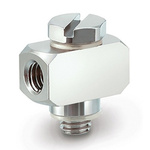 SMC M Series Union Tee, M3 Female to M3, Threaded Connection Style