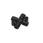 LF 3000 Series Tube-to-Tube Adaptor, 8 mm to Push In 8 mm, Tube-to-Tube Connection Style, 3107 08 00