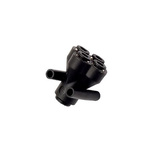 LF 3000 Series Tube-to-Tube Adaptor, 6 mm to Push In 8 mm, Tube-to-Tube Connection Style, 3144 06 08