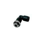 LF 3000 Series Elbow Threaded Adaptor, 10 mm to G 3/8 Male, Threaded Connection Style, 3169 10 17