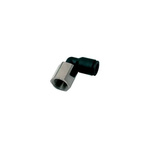 LF 3000 Series Elbow Threaded Adaptor, 12 mm to G 3/8 Female, Threaded Connection Style, 3192 12 17