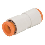SMC KQ2 Series Straight Tube-to-Tube Adaptor, Push In 5/32 in to Push In 3/16 in, Tube-to-Tube Connection Style