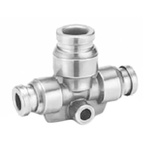 SMC Push In 6 mm, Push In 4 mm to Push In 4 mm, Tube-to-Tube Connection Style