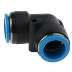 Festo QSL Series Elbow Tube-toTube Adaptor, Push In 16 mm to Push In 16 mm, Tube-to-Tube Connection Style, 153075