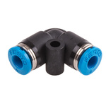 Festo QSL Series Elbow Tube-toTube Adaptor, Push In 4 mm to Push In 4 mm, Tube-to-Tube Connection Style, 153070