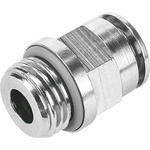 Festo NPQH Series Straight Threaded Adaptor, M5 Male to Push In 4 mm, Threaded-to-Tube Connection Style, 578334