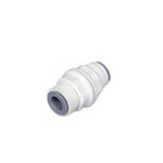 Legris LF6300 LIQUIfit Series Bulkhead Tube-to-Tube Adaptor, Push In 6 mm to Push In 6 mm, Tube-to-Tube Connection Style