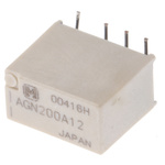 AGN200A12 | Panasonic Surface Mount Signal Relay, 12V dc Coil, 1A Switching Current, DPDT
