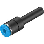 Festo QS Series Reducer Nipple, Push In 6 mm to Push In 4 mm, Tube-to-Tube Connection Style, 130695