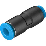 Festo QS Series Reducer Nipple, Push In 6 mm to Push In 4 mm, Tube-to-Tube Connection Style, 130691