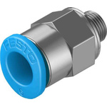 Festo Straight Threaded Adaptor, M5 Male to Push In 6 mm, Threaded-to-Tube Connection Style, 130779
