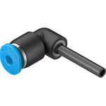 Festo QSML Series Elbow Tube-toTube Adaptor, Push In 3 mm to Push In 3 mm, Tube-to-Tube Connection Style, 153346