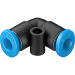 Festo QSML Series Elbow Tube-toTube Adaptor, Push In 4 mm to Push In 4 mm, Tube-to-Tube Connection Style, 130766