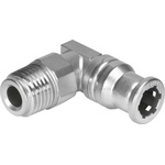 Festo CRQSL Series Elbow Threaded Adaptor, M5 Male to Push In 4 mm, Threaded Connection Style, 162870