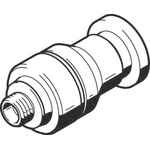 Festo CRQSL Series Elbow Threaded Adaptor, M5 Male to Push In 6 mm, Threaded Connection Style, 132329
