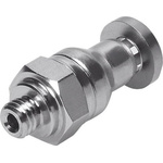 Festo CRQSL Series Elbow Threaded Adaptor, M5 Male to Push In 6 mm, Threaded Connection Style, 162861